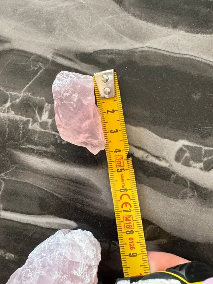 Lot pierres quartz rose - photo numéro 3