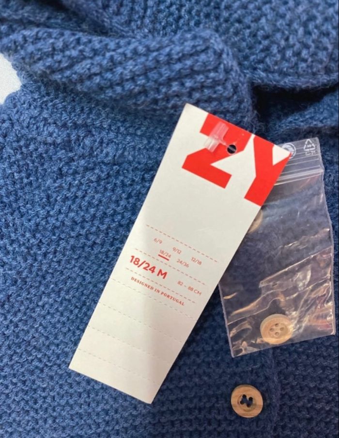 Gilet long en maille bébé fille - neuf - Zippy - Taille 18 mois - photo numéro 2