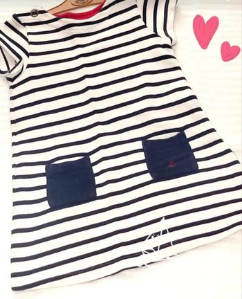 Petit Bateau Robe fille 4 ans NEUVE 