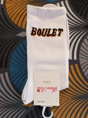 chaussettes hommes message