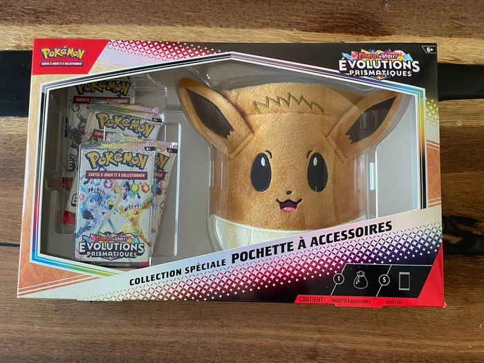 Coffret Pochette Évolutions Prismatiques EV8.5 Collection Spéciale Pochette à Accessoires FR Neuf