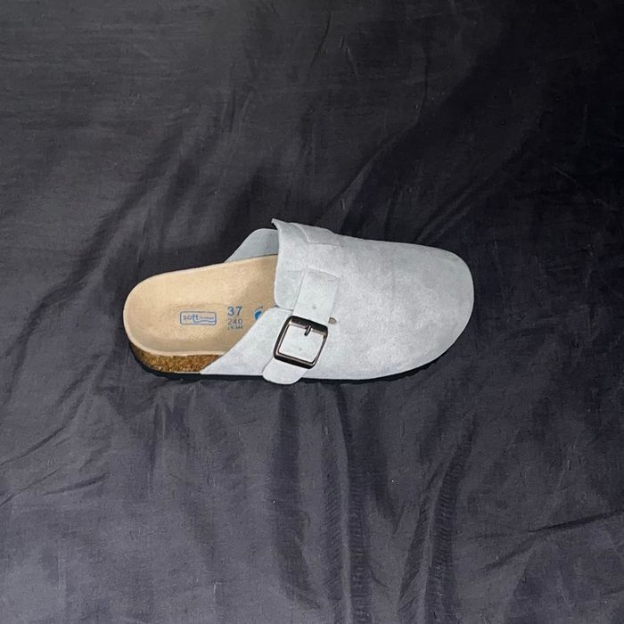 Mules Birkenstock grises Taille 37 État neuves 👟 - photo numéro 2