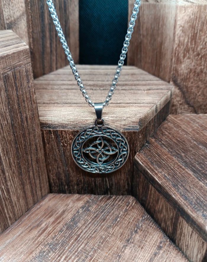 Collier Viking en Métal – Pendentif Nordique – Bijou Guerrier Scandinave – Style Ragnar - photo numéro 3