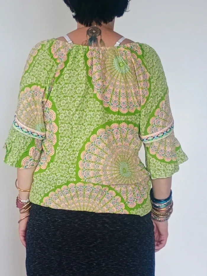 Blouse Bohème/Hippie Chic Wodenaya - photo numéro 2
