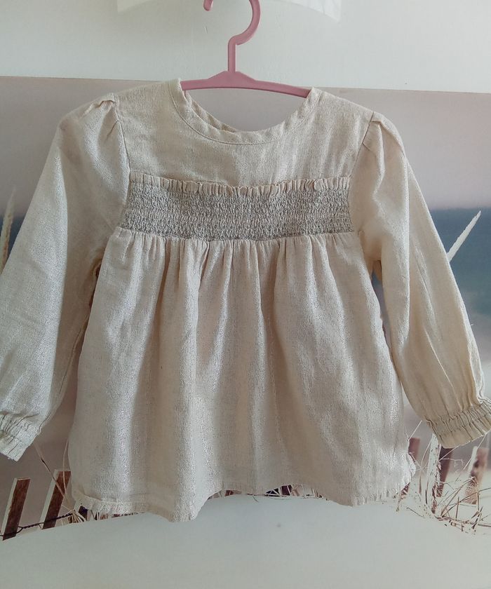 Tunique crème avec fils brillants Tape à l'oeil taille 24 mois - photo numéro 9