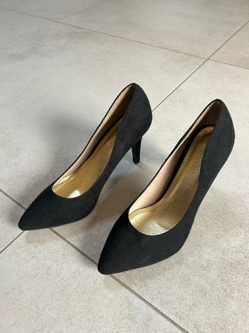 Talon noir escarpins 