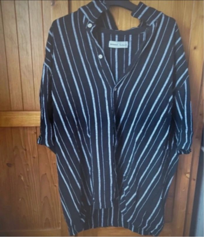 Chemise à manche courtes rayures - photo numéro 2