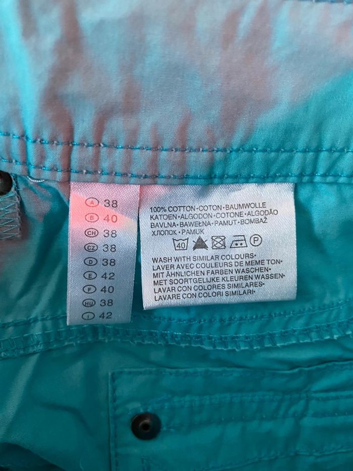Pantacourt turquoise yessica 40 - photo numéro 5