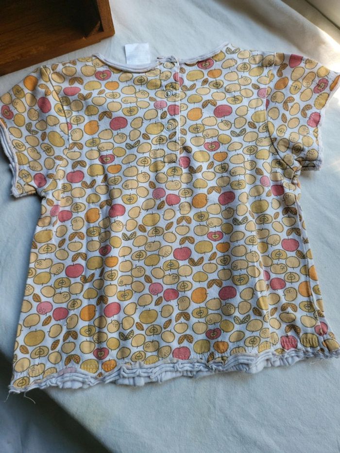 T-shirt pommes 18 mois - photo numéro 5