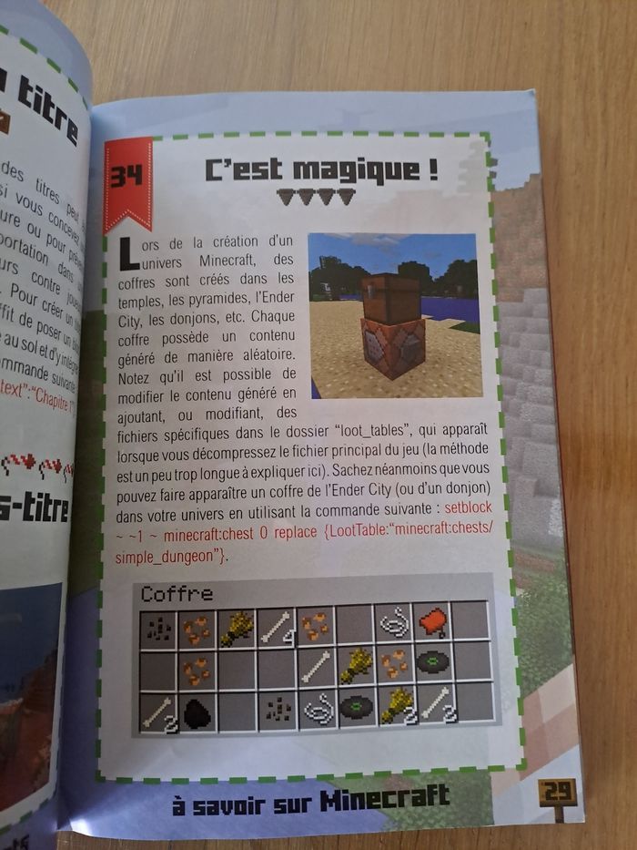 Livre " 100 trucs utiles et étonnants à savoir sur manecraft - photo numéro 2
