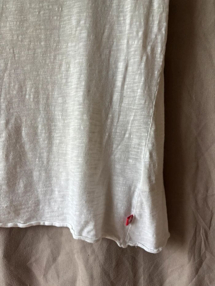 Tee shirt manche courte blanc - photo numéro 5