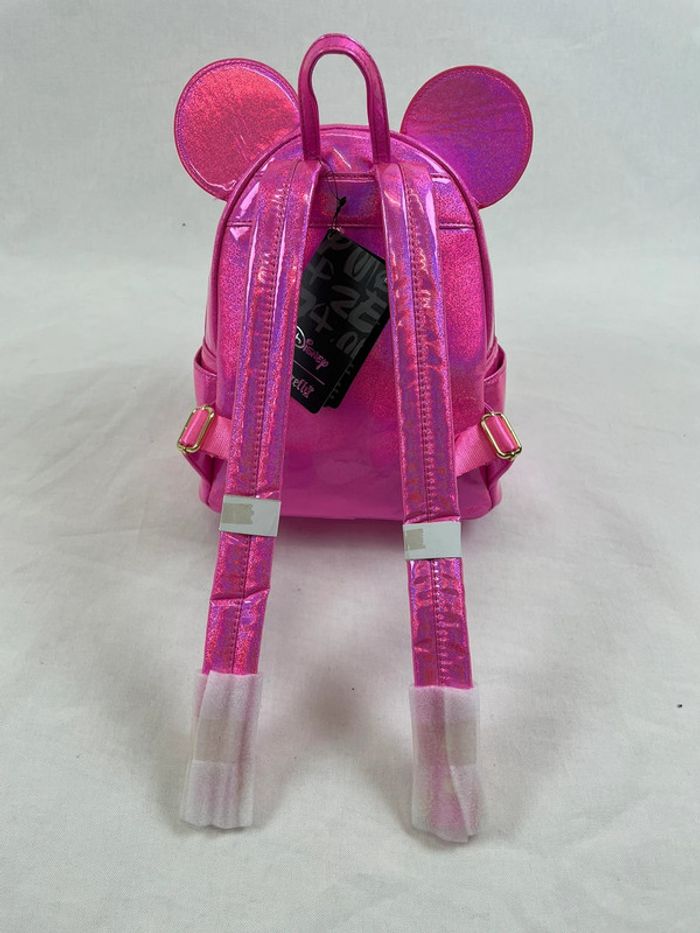 Sac à dos Loungefly mini backpack disney minnie rose sequin glitter édition limitée - photo numéro 8
