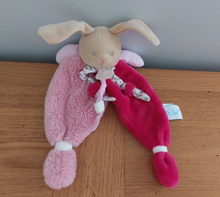 Doudou Lapin rose Baby Nat - photo numéro 2