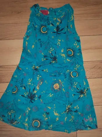 Robe turquoise