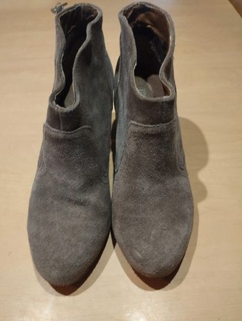 Boots beige daim