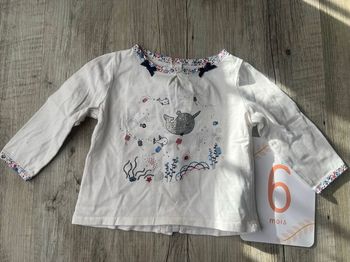 T-shirt manches longues - 6 mois