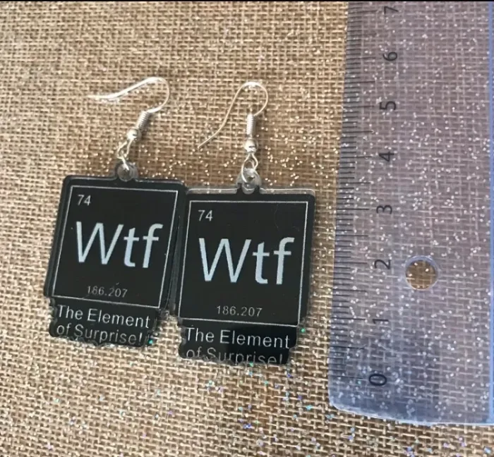 Boucles d’oreilles WTF - photo numéro 2