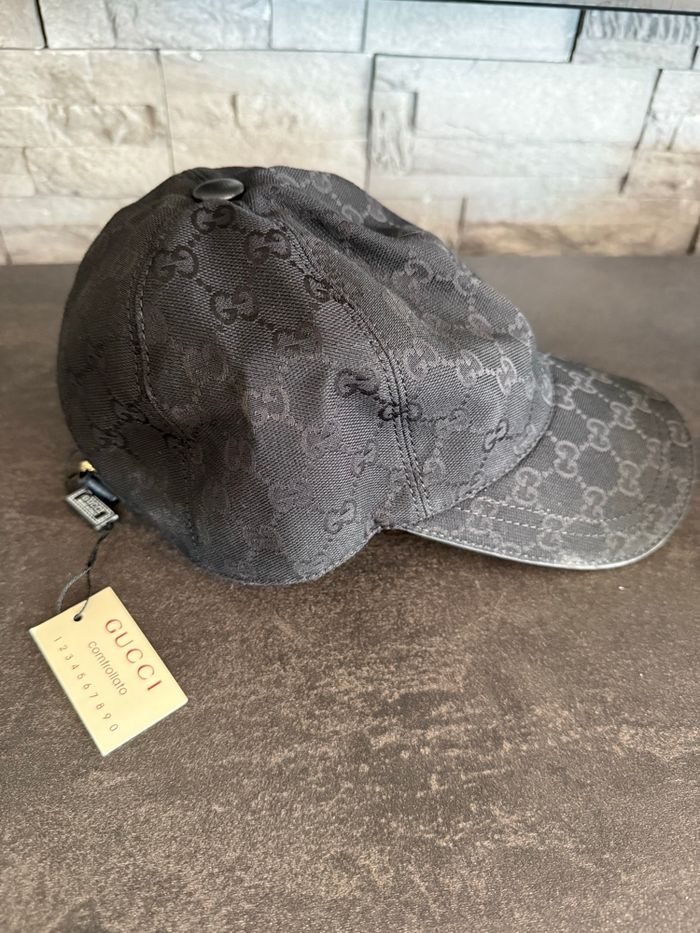 Casquette Gucci monogramme noir - photo numéro 5