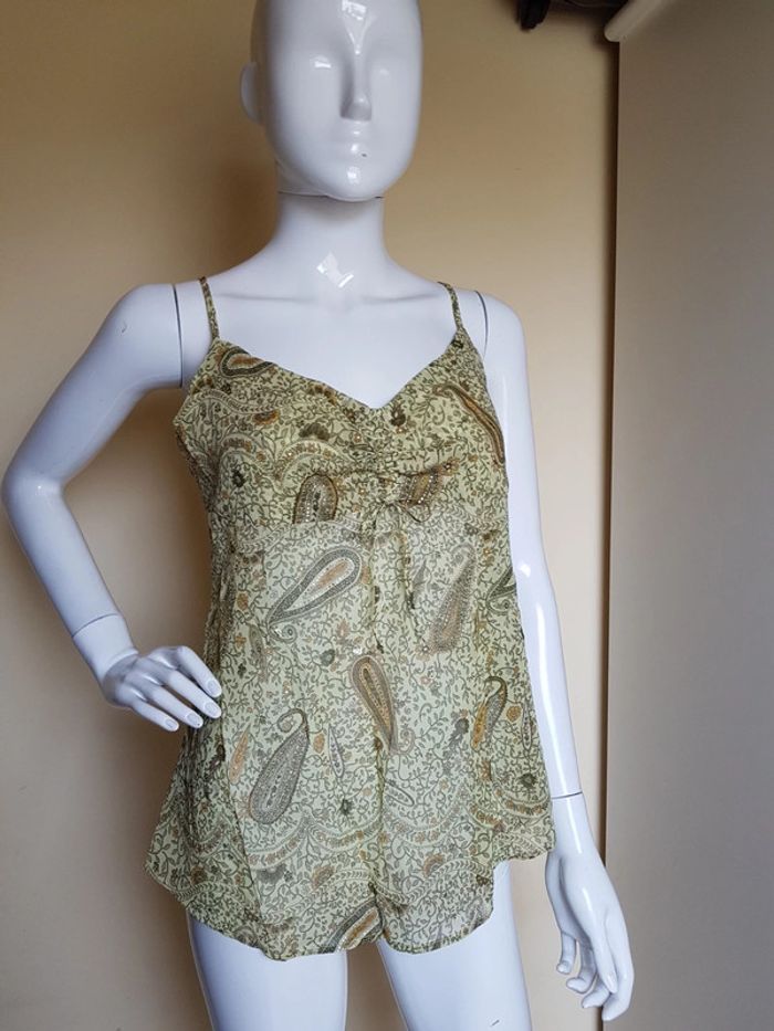 Top en voile anis 40 - photo numéro 2