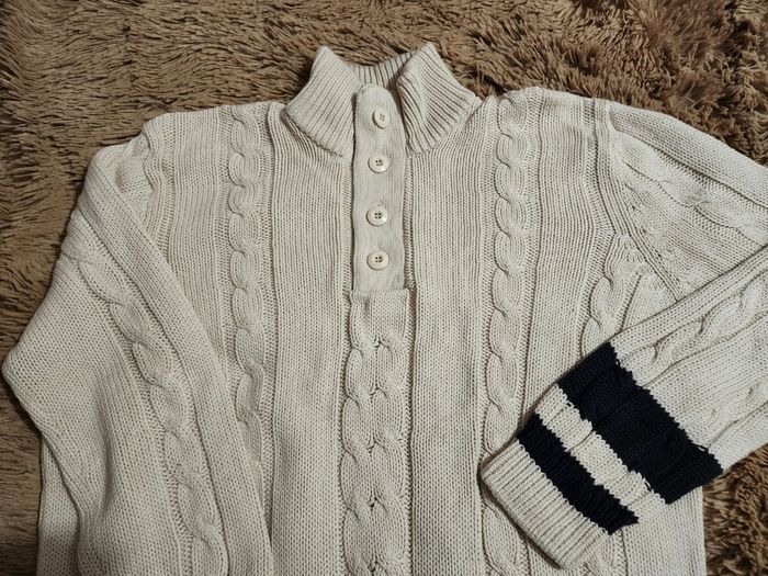 Pull beige torsadé - photo numéro 2