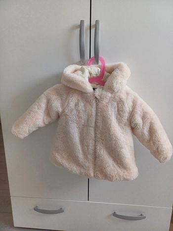 Manteau fourrure 18mois