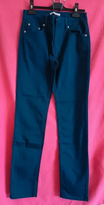 Pantalon élasthanne forme jean droit (A263)
