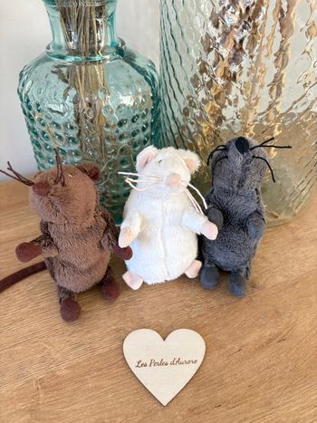 Lot peluches souris 