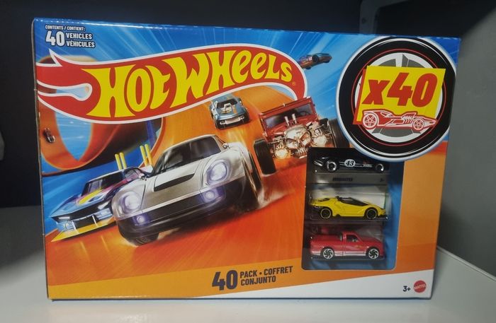 Coffret 40 voitures hotwheels