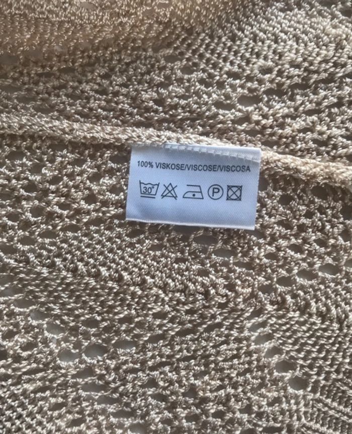 262 - Gilet beige - photo numéro 5