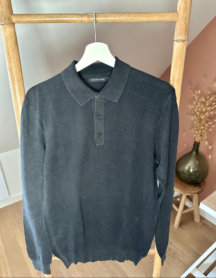 💜 Pull noir léger Monoprix taille M 💜 - photo numéro 2