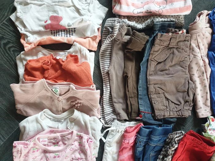 Lot de 31 vêtements été fille 6 mois - photo numéro 6