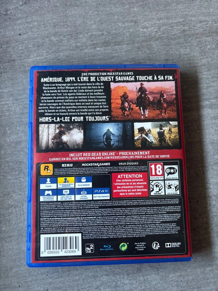 Red dead redemption 2  ps4 - photo numéro 2