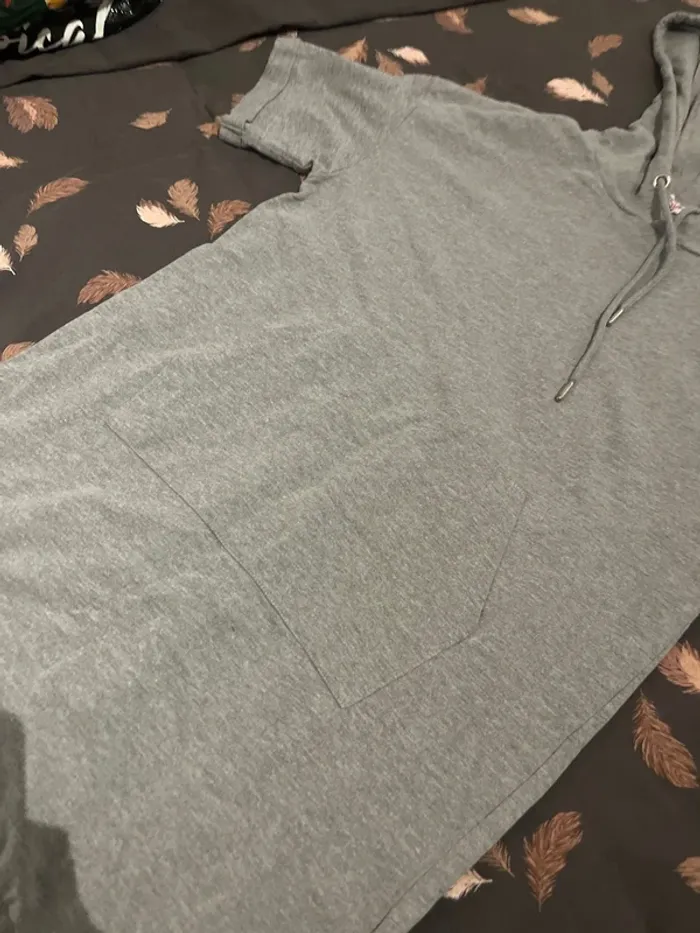 Robe sweat femme gris - photo numéro 3