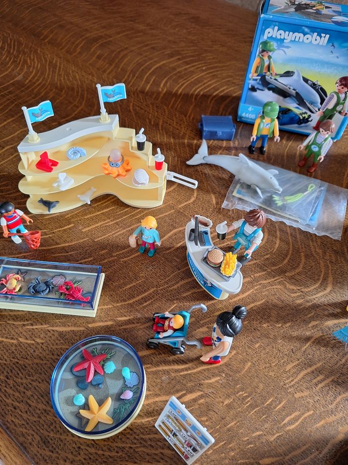 Playmobil lot zoo aquarium dauphin manchots phoque - photo numéro 7