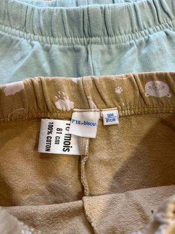 Lot de Pantalon - 12 mois