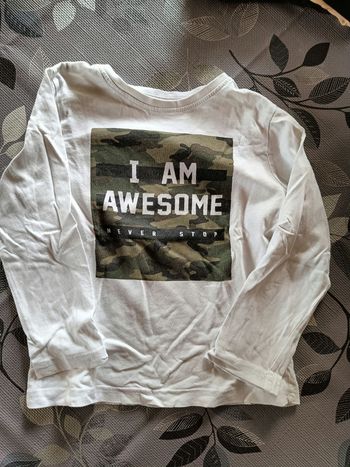 Tee-shirt manches longues blanc