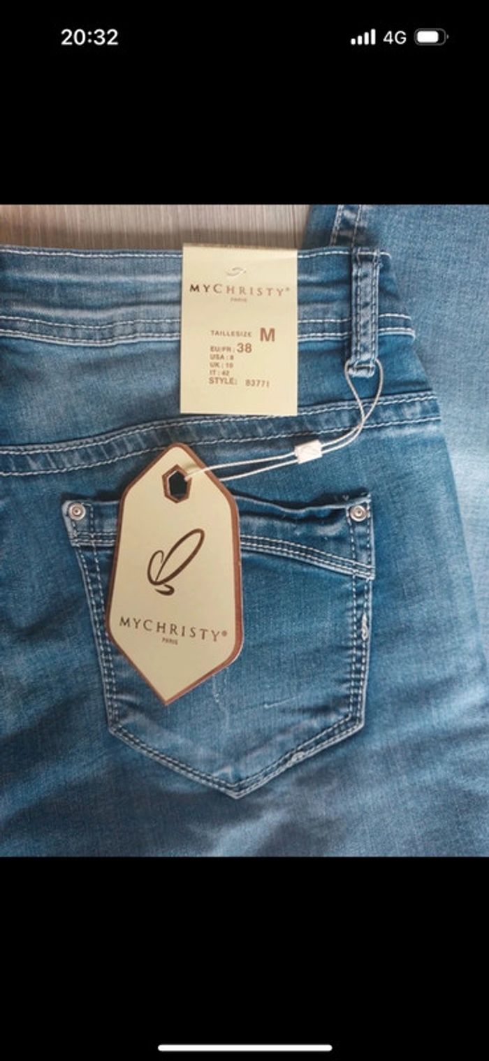 Jeans My Christy taille 38 (M) neuf - photo numéro 5