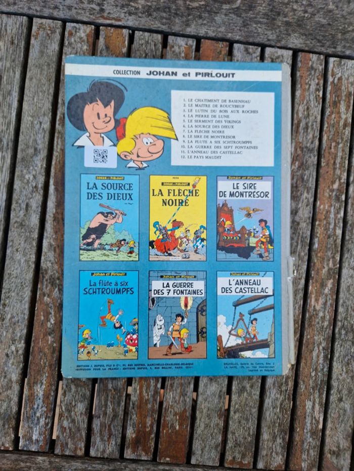 Bande dessinée Johan et Pirlouit dos rond - photo numéro 3