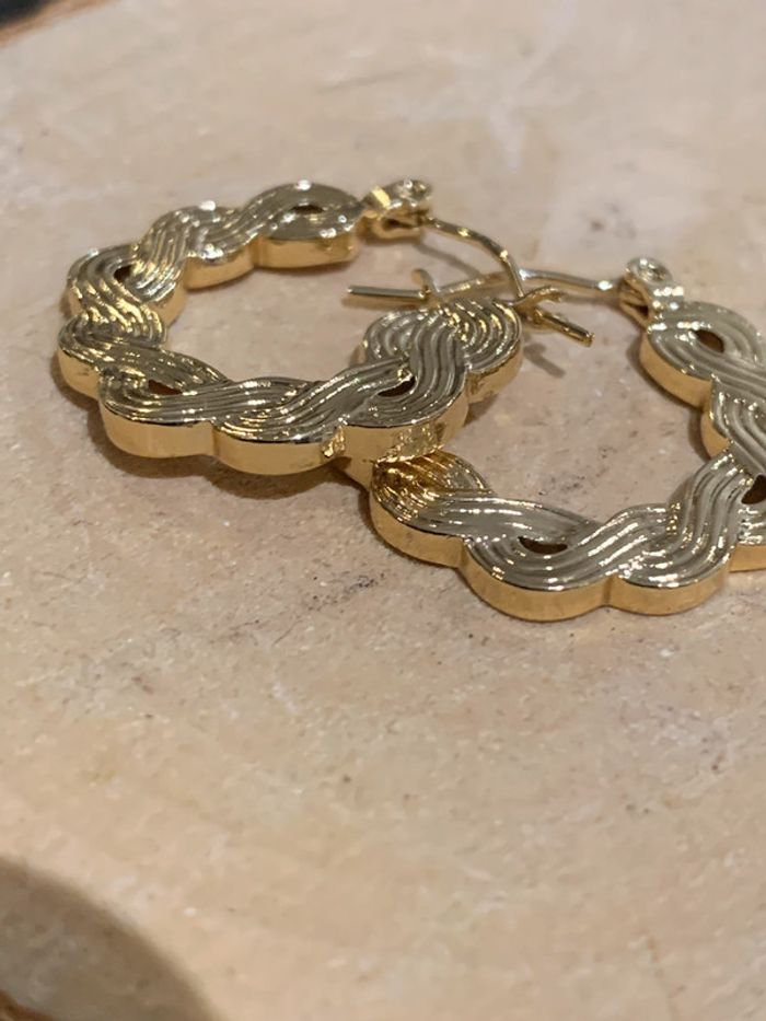 Boucles d'oreilles acier - photo numéro 2