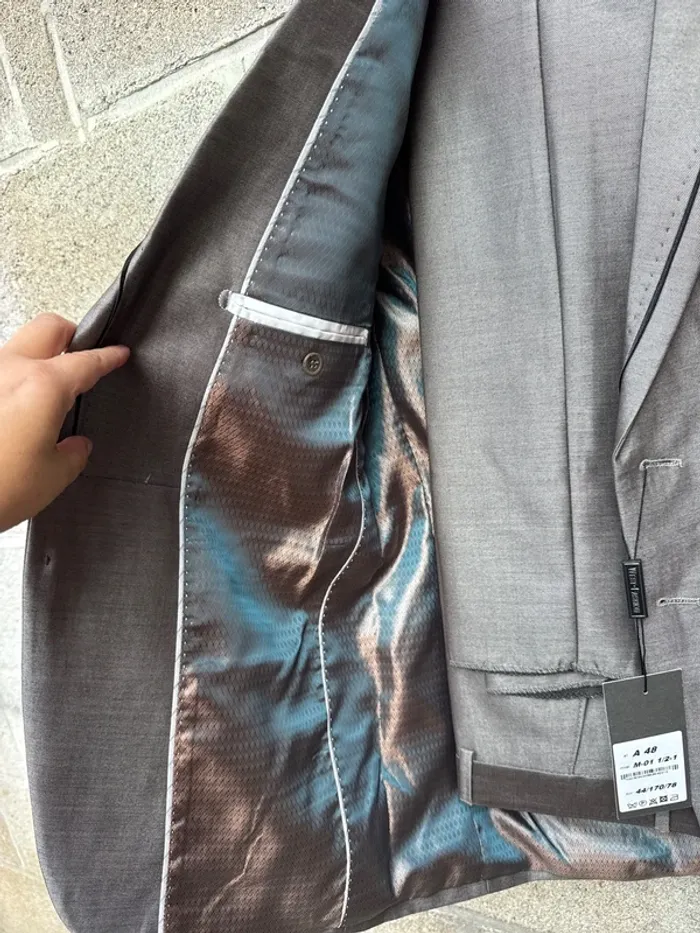Veste et pantalon de costume homme taille 44 neuf - photo numéro 2