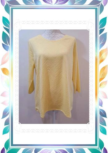 Haut damart jaune citron taille 46 48 XXXL
