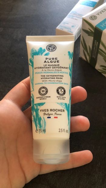 Masque hydratant oxygénant