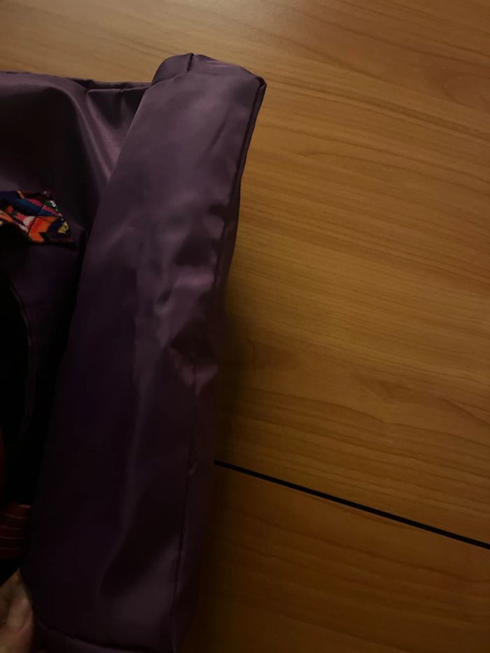Sac à mains violet avec anses coloré (moyen) - photo numéro 7