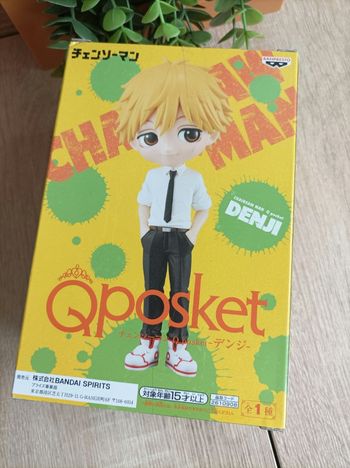 Figurine Denji Chainsaw Man banpresto qposket Bandai Namco 