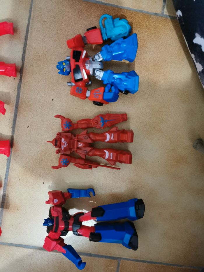 Lot 6 figurines style power rangers - photo numéro 2
