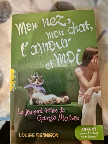 Livre mon nez mon chat l'amour et moi