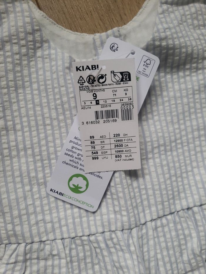 Robe et culotte Kiabi 9 mois 71 cm - photo numéro 5