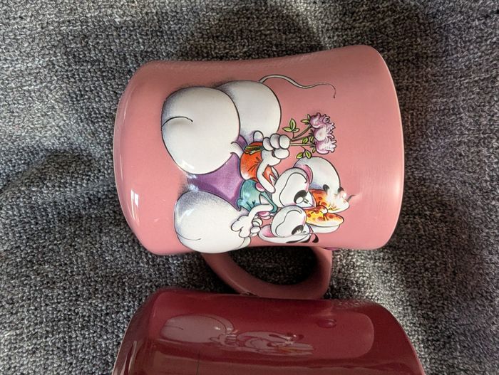 2 tasses diddl reliefs - photo numéro 2