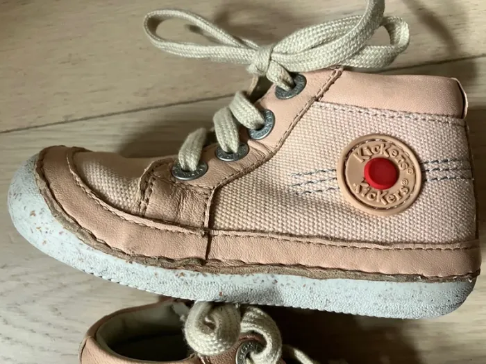 Bottillons Kickers Sonistreet Rose Clair taille 23 - photo numéro 5