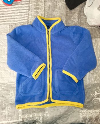 Gilet polaire bleu 18 mois